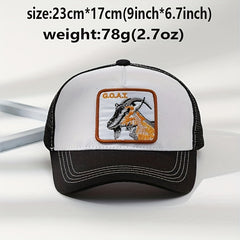Men's GOAT Mesh Gauze Hat Outdoor Sunscreen Hat