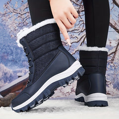 Women's High Tube Snow Boots Non-Slip Thickened Warm Shoes