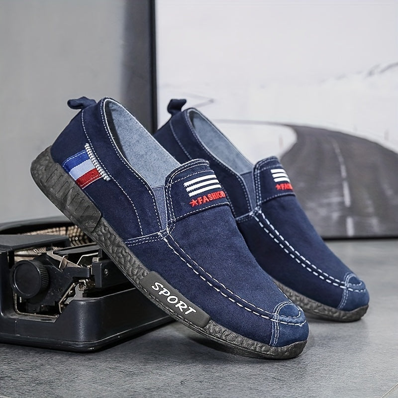 Men's Lightweight Slip On Canvas Shoes for Walking