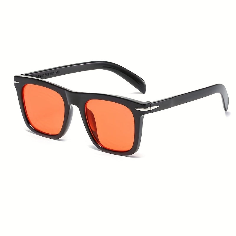 Men's Square Frame Polarized Sunglasses Retro Driving Glasses
