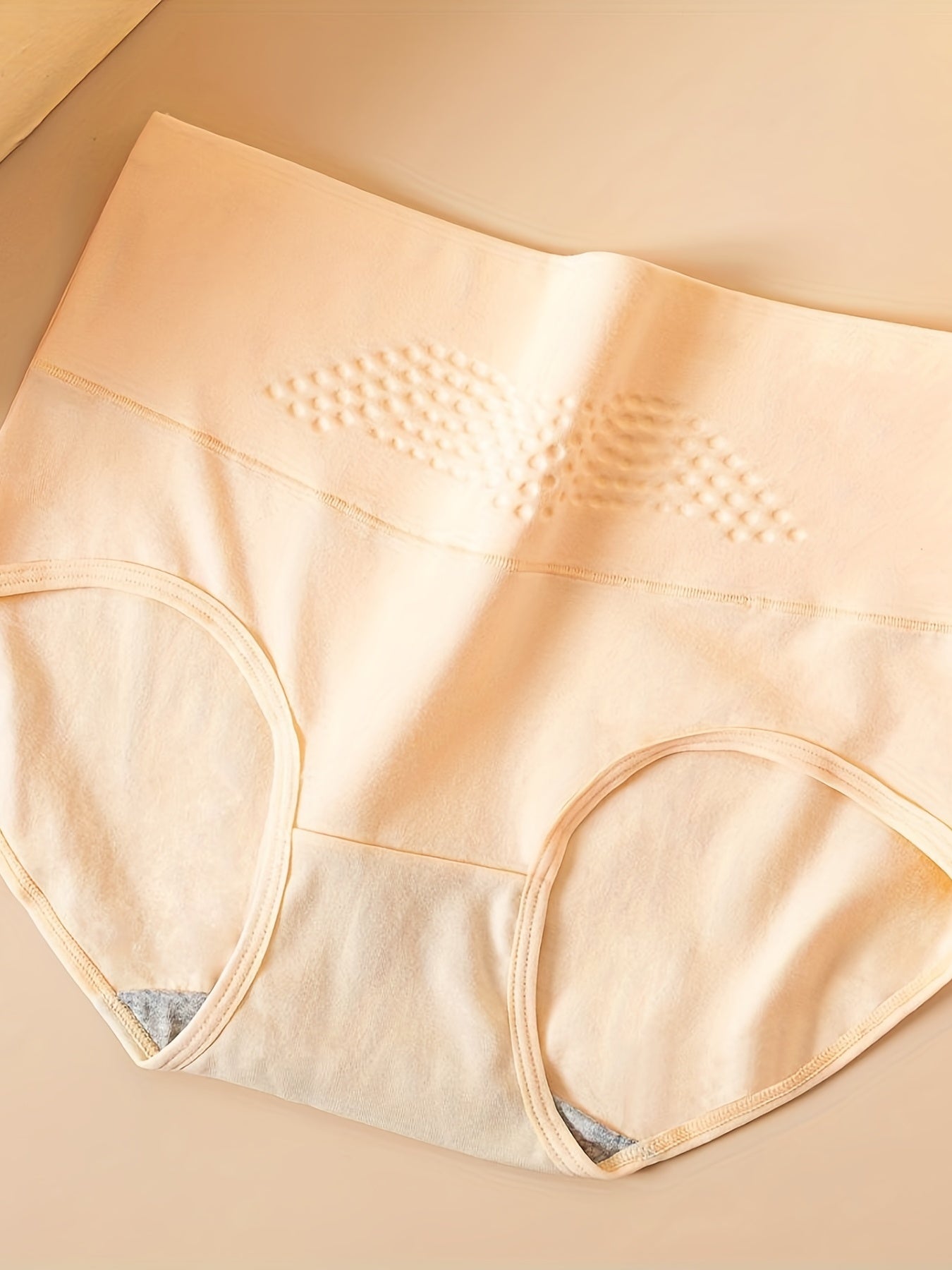 4 Pcs High Waist Briefs Tummy Control Stretchy Panties