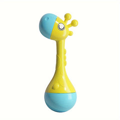 Giraffe Hand Chime Toy ABS Plastic Manual Musical Instrument for Kids