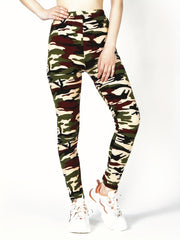 Women's Printed High Waist Yoga Leggings