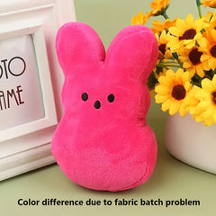 6in Peep Rabbit Plush Toy Easter Decoration Indoor Easter Basket Filled