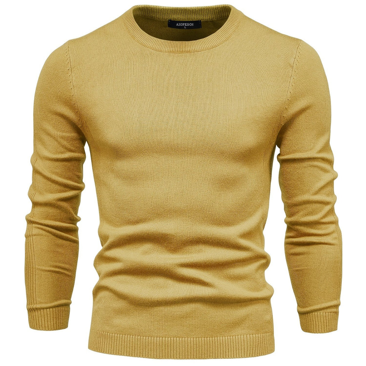 Men's Crew Neck Slim Fit Knit Sweater