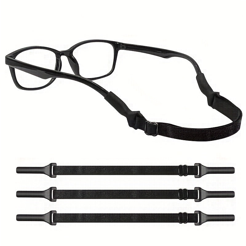 3pcs Outdoor Sports Glasses Rope Anti-drop Adjustable Non-slip Strap