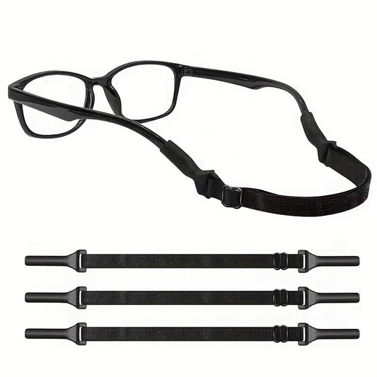 3pcs Outdoor Sports Glasses Rope Anti-drop Adjustable Non-slip Strap