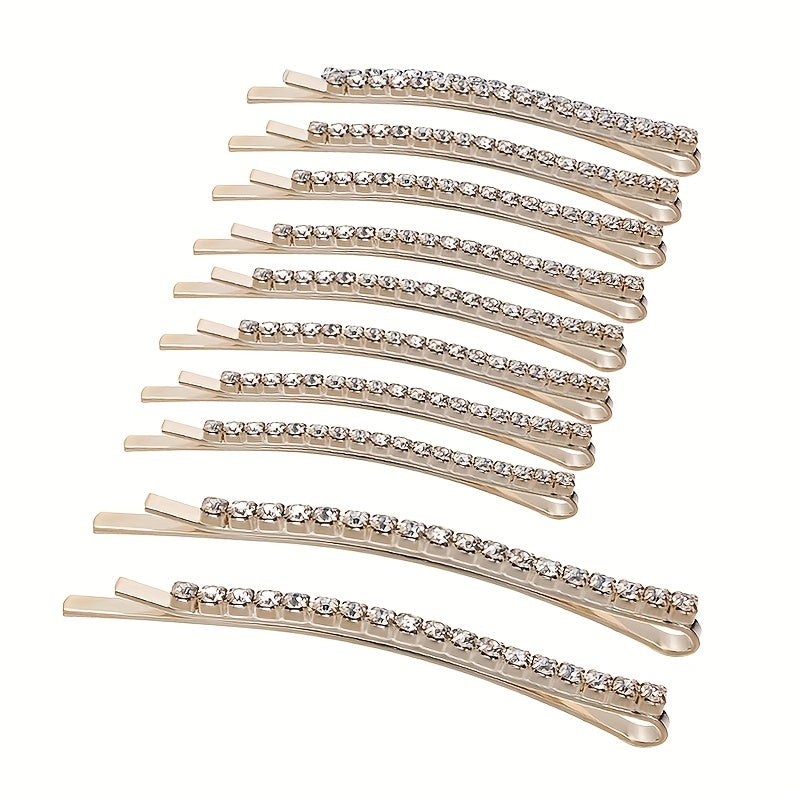 Rhinestone Hair Clip Bobby Pin Head Jewelry Hair Accessories