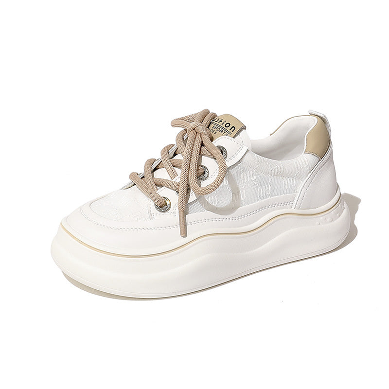 Women's Letter Graphic Outdoor Board Shoes Thick Bottom Casual Sneakers