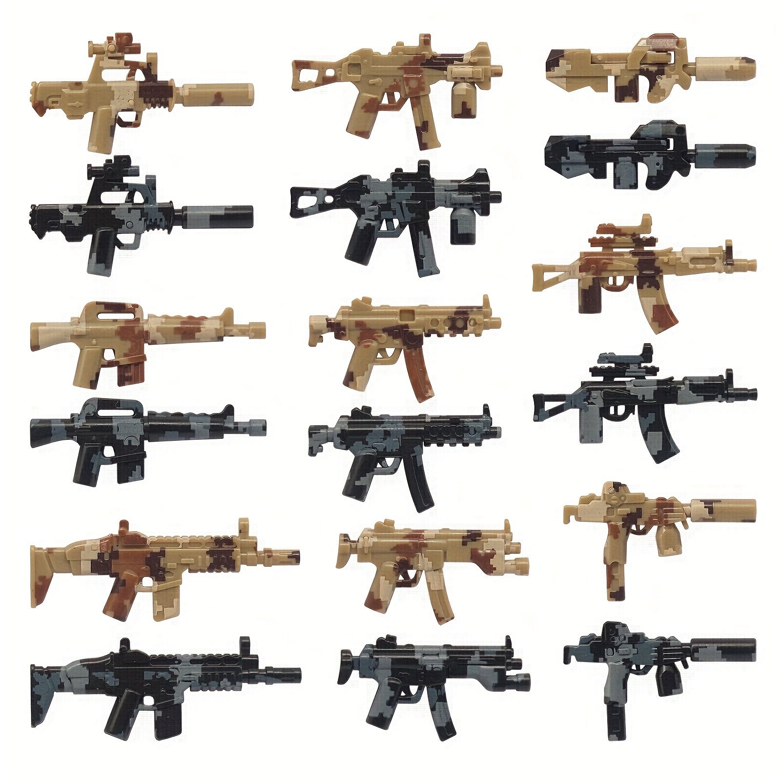 Soldier Weapon Pack Building Blocks Toys Set