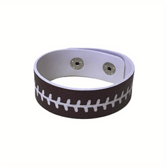 PU Leather Wrap Wristband for Basketball Fans