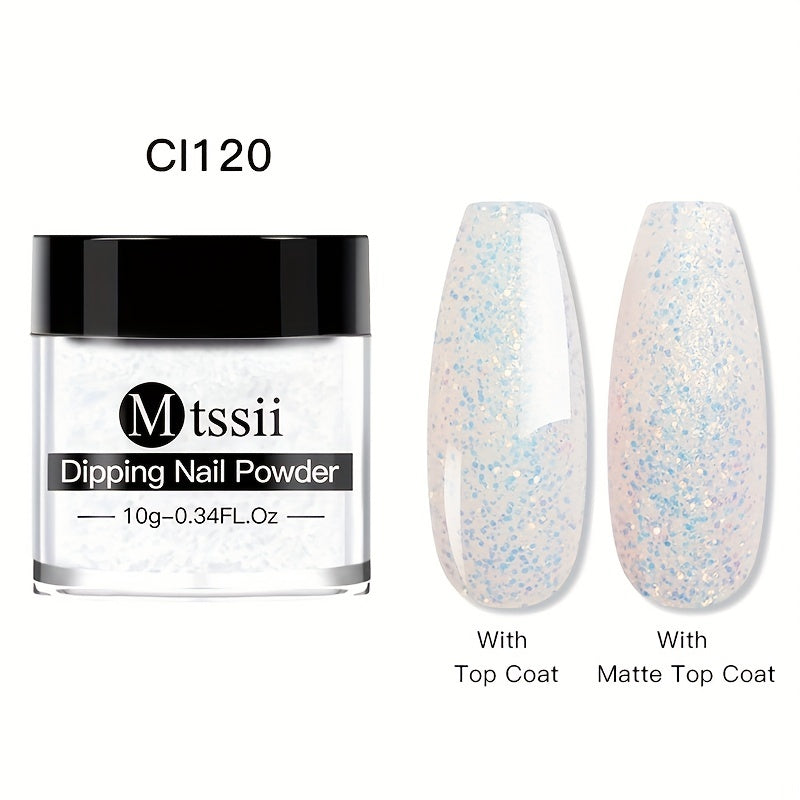 Dipping Powder 12 Colors Dip Nail Powder Kits Glossy Professional Set