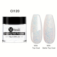 Dipping Powder 12 Colors Dip Nail Powder Kits Glossy Professional Set