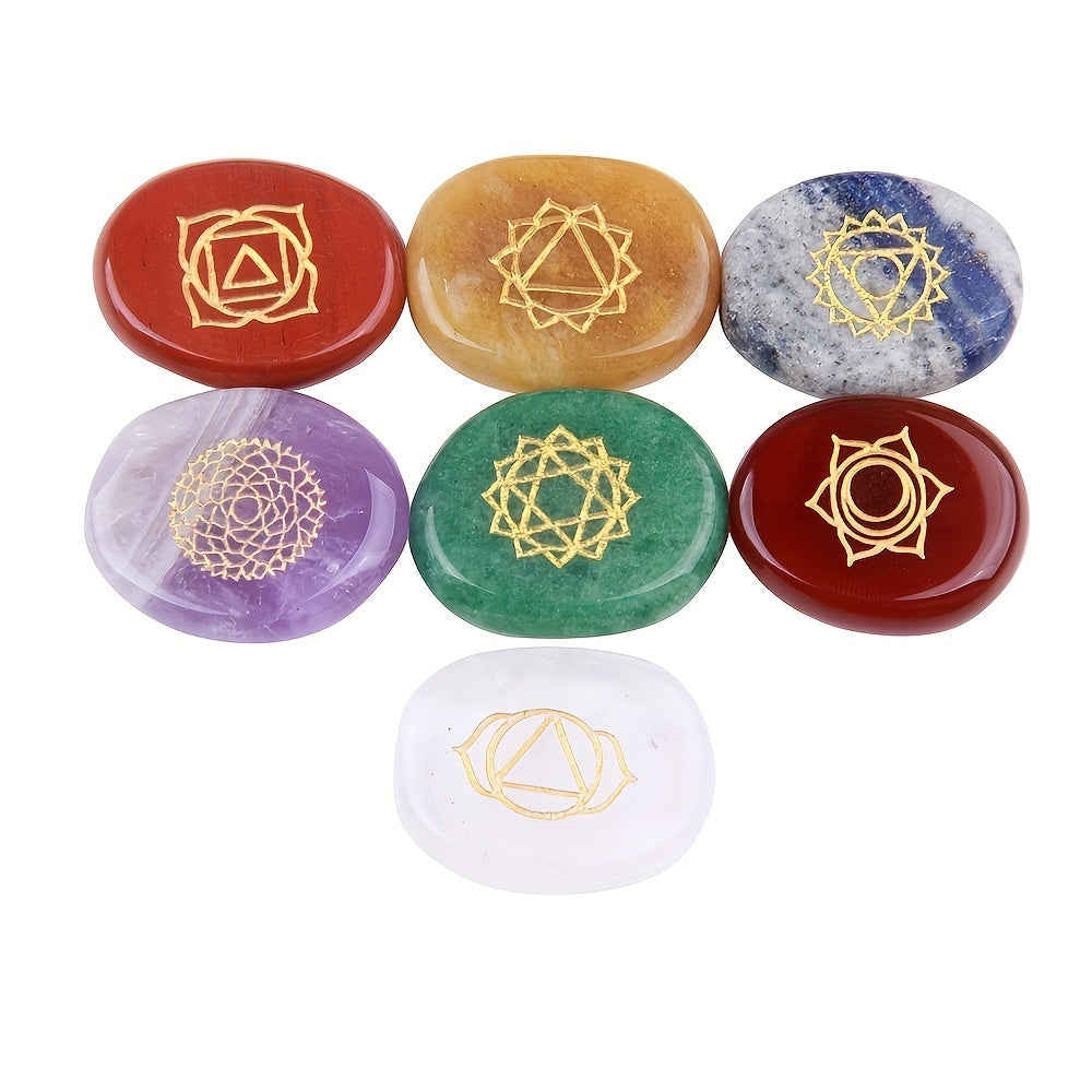 7 Chakra Reiki Healing Stone Set