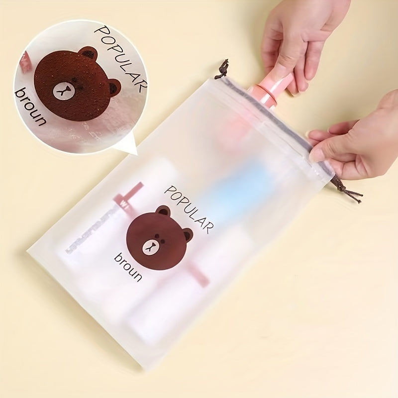 5pcs Clear Travel Shoe Bags Portable Organizers Storage for Men and Women