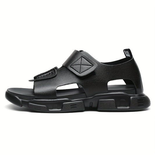 Men's Hook And Loop Sandals Non Slip Open Toe Shoes