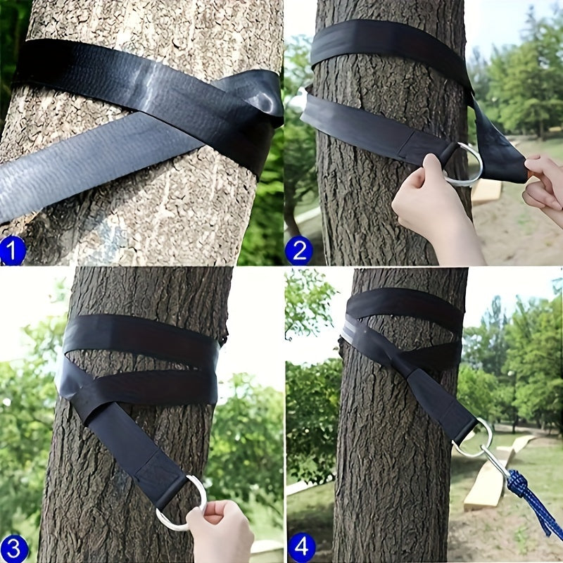 Tree Swing Sling Heavy Duty Hammock Sling Camping with Safety Lock