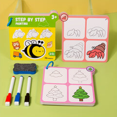 Creative Cartoon Graffiti Book for Beginners with 35 Sheets and 70 Patterns