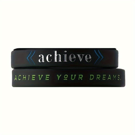 1 Pc Inspirational Silicone Baseball Wristbands with Inspiring Pattern