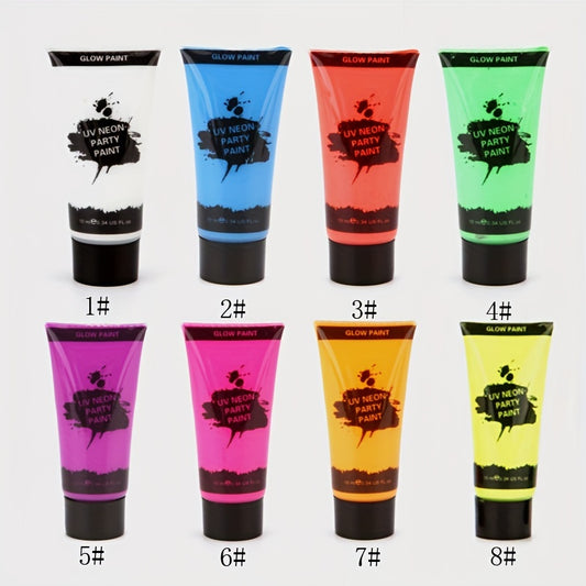 Blacklight Neon Body & Face Paint Kit Party Supplies