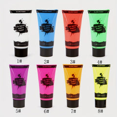 Blacklight Neon Body & Face Paint Kit Party Supplies