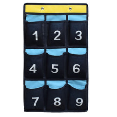 Classroom Numbered Cell Phone Holder & Calculator Pocket Chart