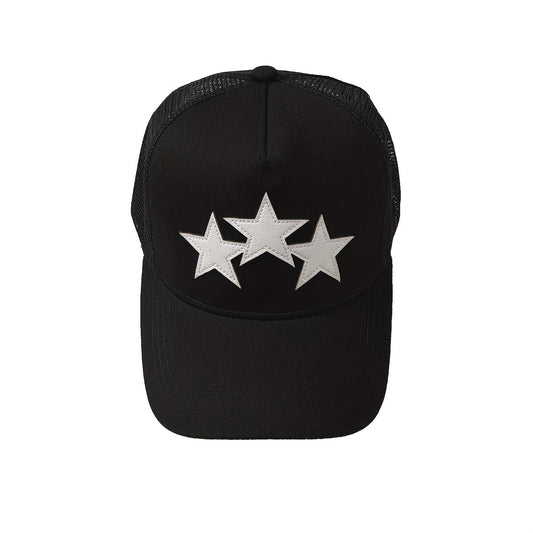Letter Embroidery Trucker Hat Vintage Baseball Cap Dad Hat