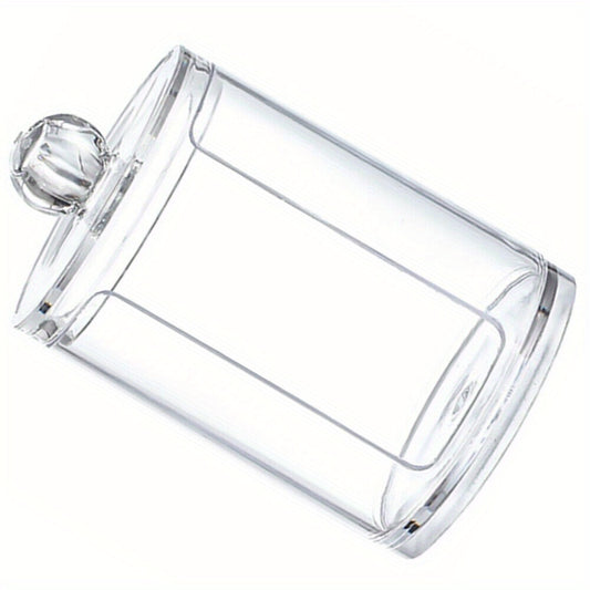 Makeup Pads Storage Rack Acrylic Holder Container with Lid