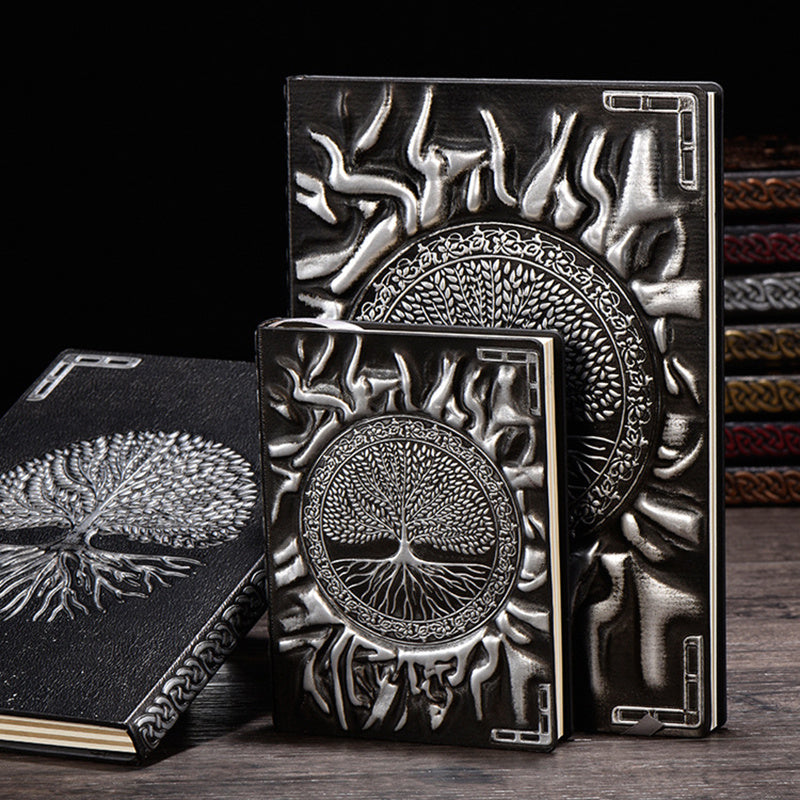 Vintage Tree Of Life A5 A6 Diary Notebook Embossed Leather Bible Book