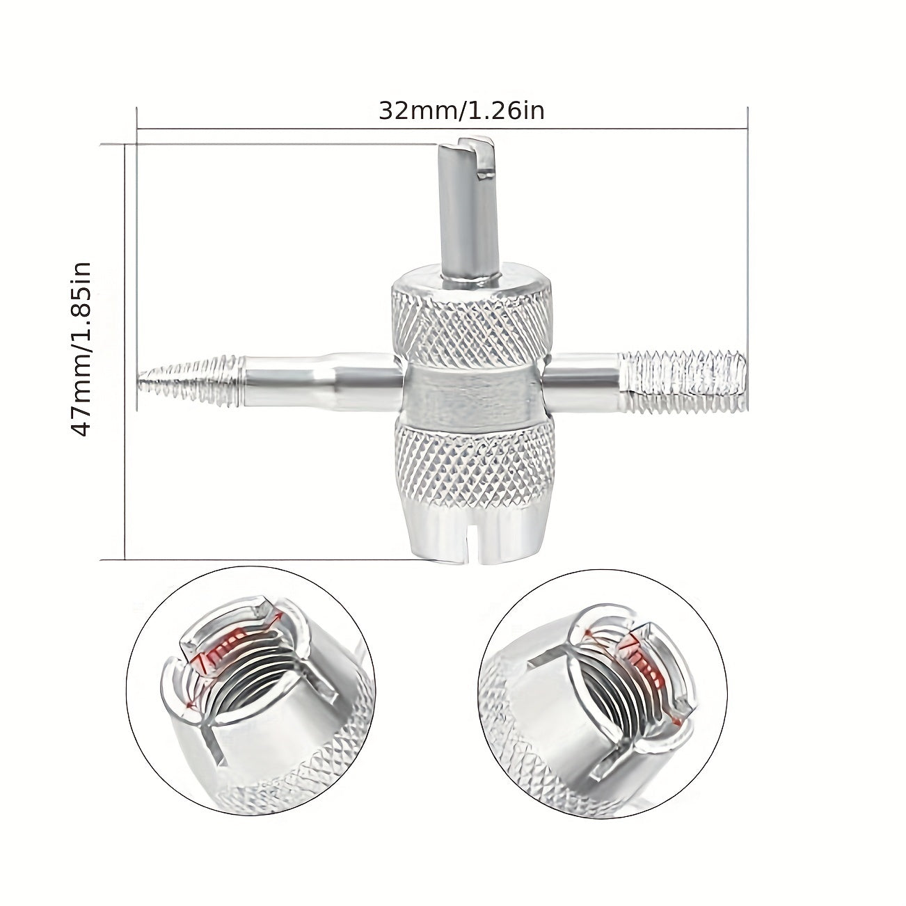 4 in 1 Valve Wrench for Tire Maintenance