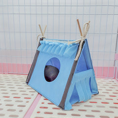 Triangle Tent Hideout for Small Pets Hamsters Guinea Pigs Gliders Rabbits