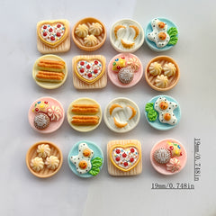 13pcs Miniature Dessert Set Resin Food DIY House Decor Toy Accessory