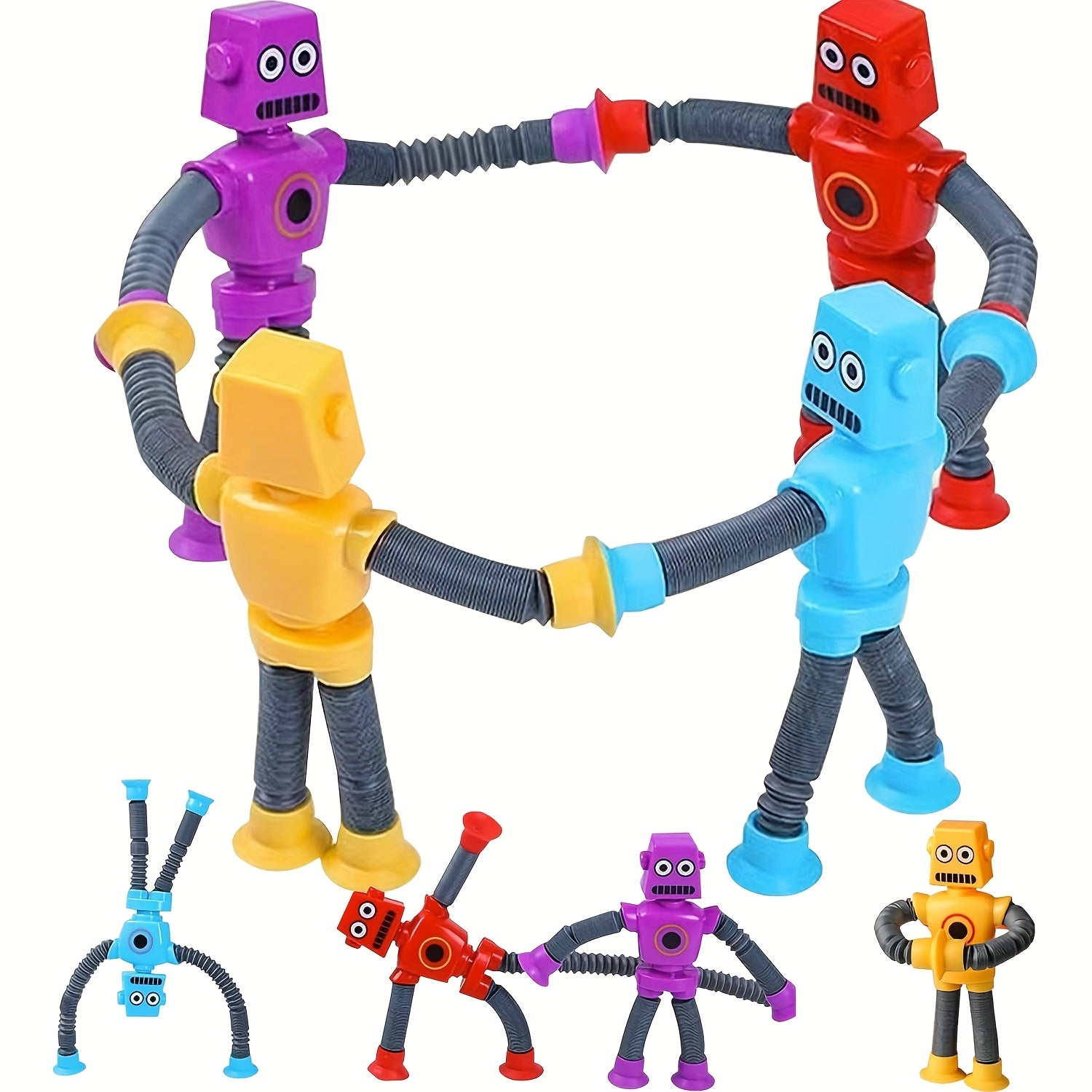 DIY Transforming Suction Cup Robot Toys for Kids Ages 3-6