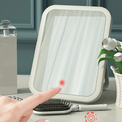 LED Light Vanity Mirror with Foldable Design