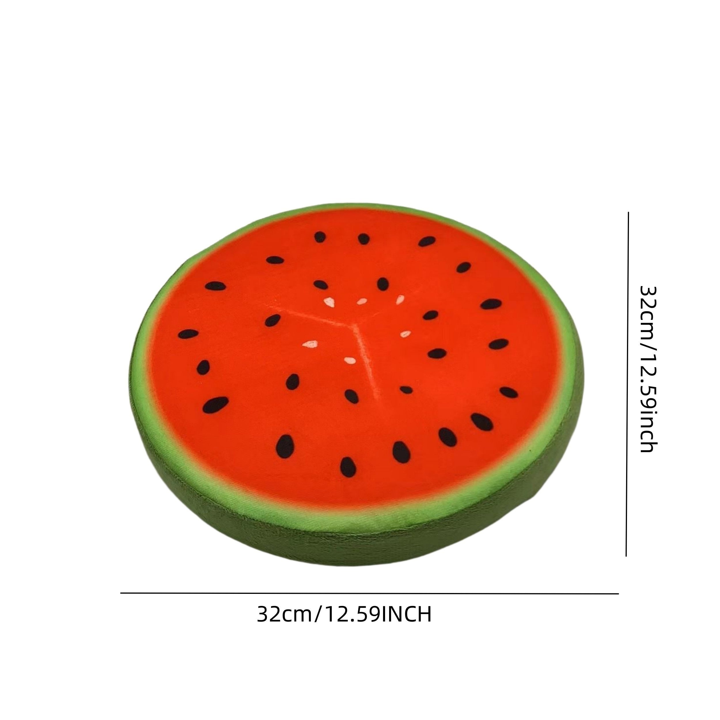 3D Fruit Seat Cushion Round Watermelon Mat for Kids
