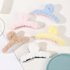 Plush Autumn Winter Hair Clips Women's Clips