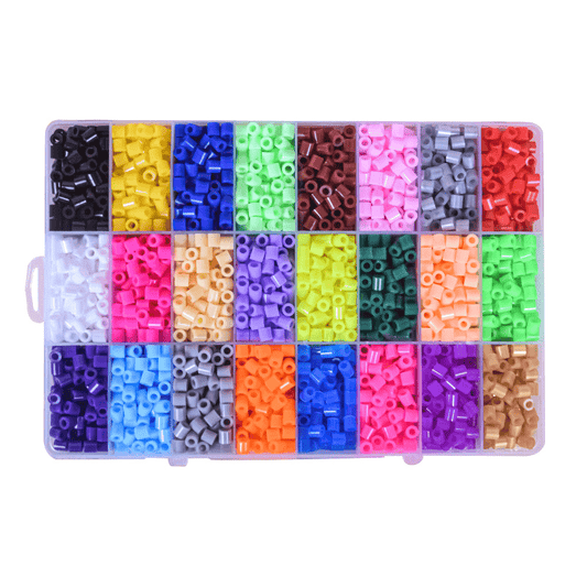 2400pcs 4800pcs 5mm Candy Colors Mixed Beads Fuse Beads Refill Box