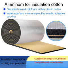 High Temp Resistant Insulation Cotton Adhesive Aluminum Foil, 50-300 Grid