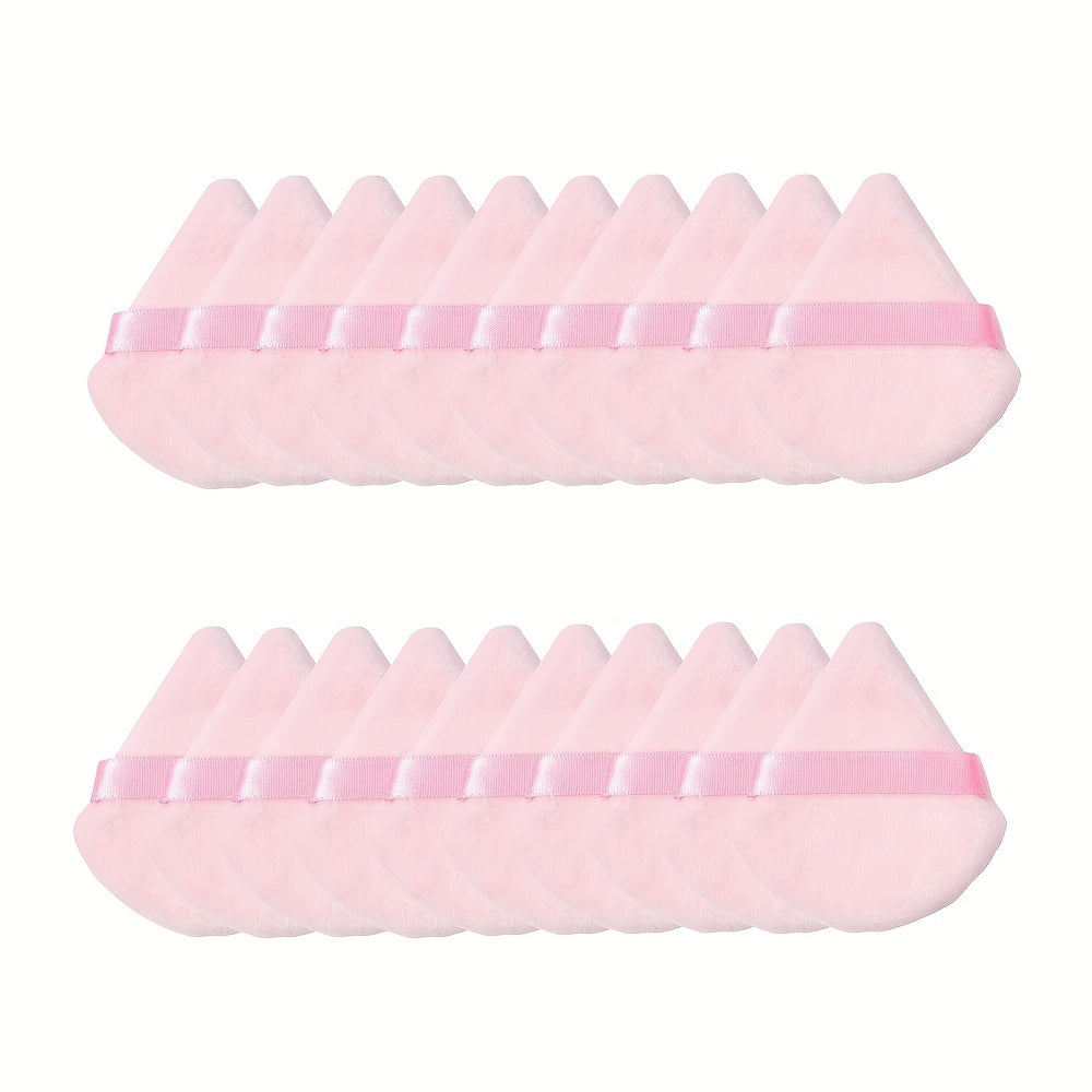 20 Pieces Makeup Puff for Loose Powder Soft Triangle Puff for Contouring