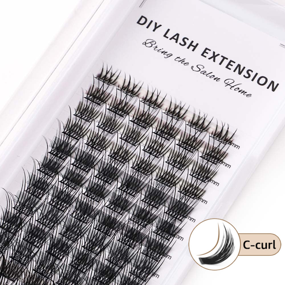 72pc Reusable Cluster Lashes 8-16mm DIY Lash Extensions