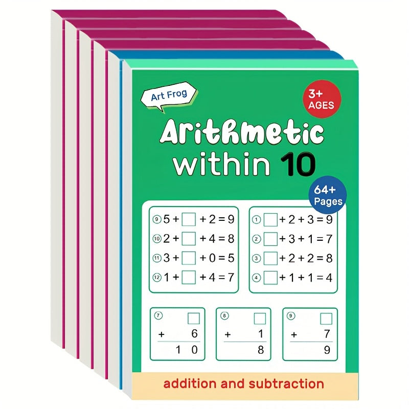 Math Learning Handwriting Arithmetic Exercise Book Set - English Version