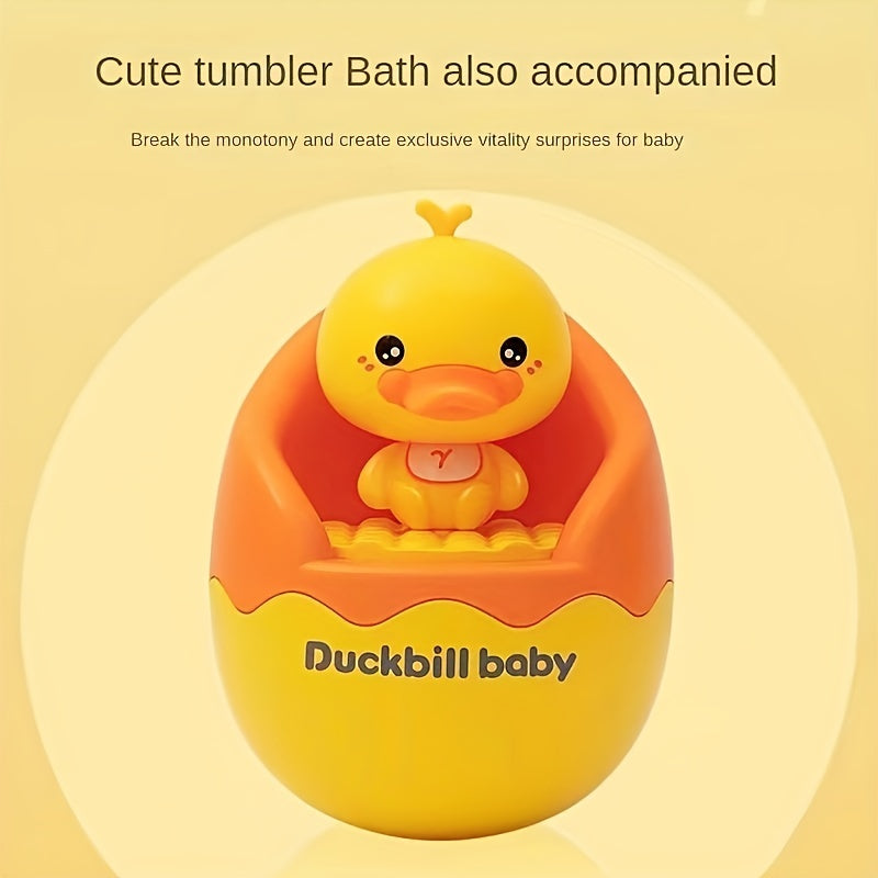 Baby Rattle Tumbler Toys Comfort Bathroom Floating Cartoon Educational