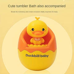 Baby Rattle Tumbler Toys Comfort Bathroom Floating Cartoon Educational