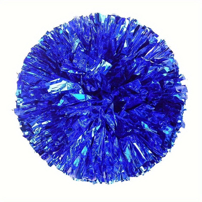 2pcs Cheering Poms With Ring Handheld Props Celebration
