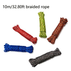 10m 10 94yds Braided Nylon Rope for Outdoor Use
