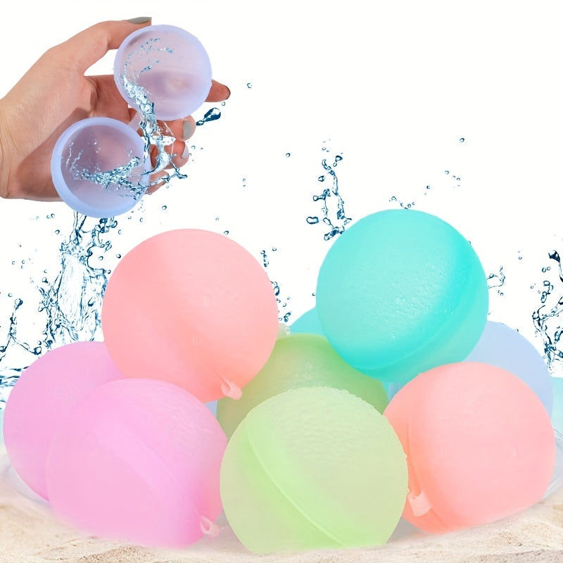 6pcs Reusable Silicone Water Balloon for Summer Activities