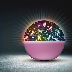 Romantic Unicorn Projector Night Light for Ages 1-14