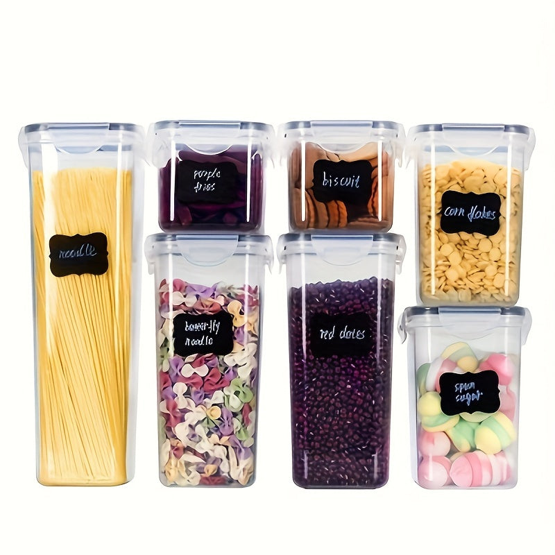 3pcs Airtight Food Storage Box With Lids Home Kitchen Decor