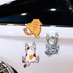 Funny Cat Cartoon Car Stickers Decals