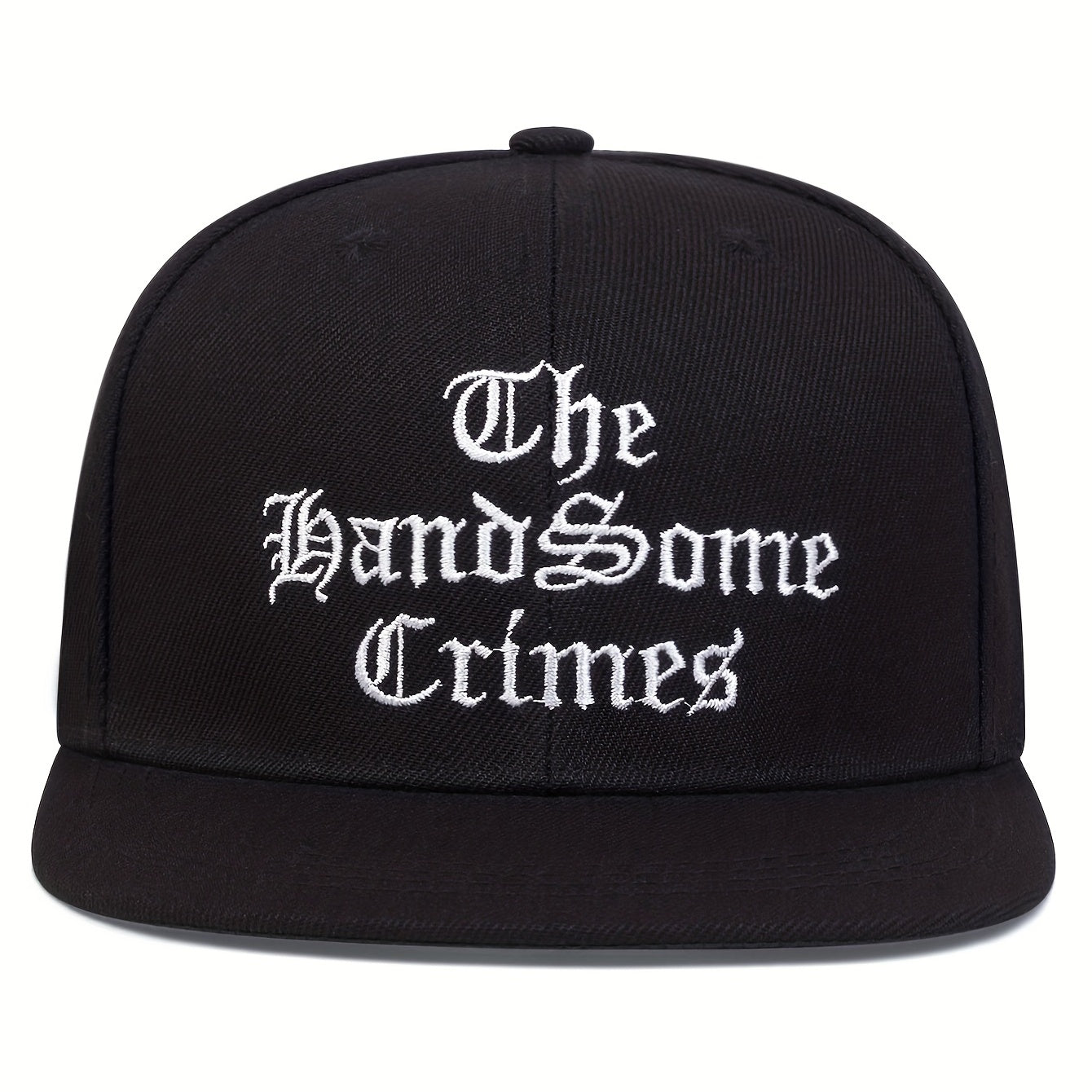 Men's English Letter Hip Hop Flat Brim Hat